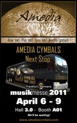Amedia Cymbals Frankurt Germany Musikmesse 2011